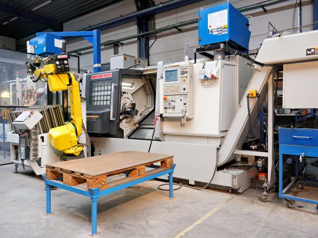 Mori Seiki draaibank met turn-assist